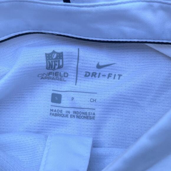 Nike DriFit Men's On Field Apparel Buffalo Bills Polo Shirt NWT Size S - Picture 4 of 5